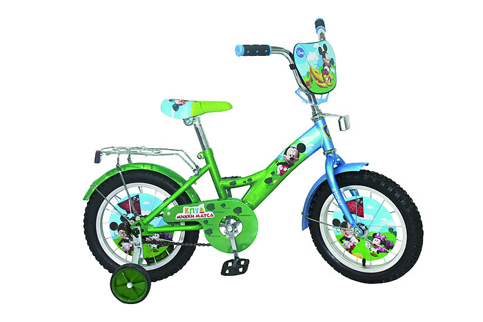 Купить Велосипед 14" Navigator "Mickey Mouse", цвет: синий, зеленый в интернет магазине из раздела спорт и отдых с ценами, фото и отзывами покупателей о велосипед 14" navigator "mickey mouse", цвет: синий, зеленый