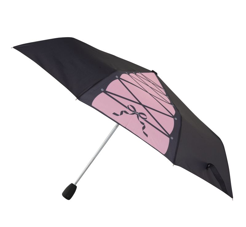Зонт женский "Eleganzza", полный автомат, 3 сложения, цвет: черный, розовый. А3-05-0430 05 Eleganzza - купить по лучшей цене в интернет магазине OZON.ru