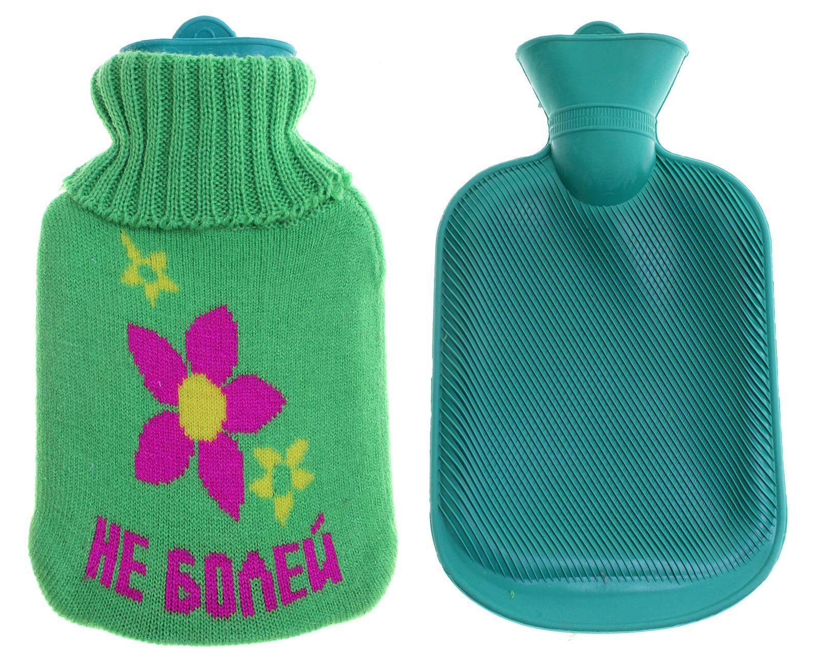 Грелка в вязаном чехле