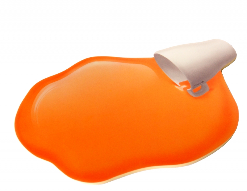 Подарки | Коврик для компьютерной мыши "Лужа", цвет: оранжевый, 30 см х 20 см | | Интернет-магазин: купить подарки, сувениры