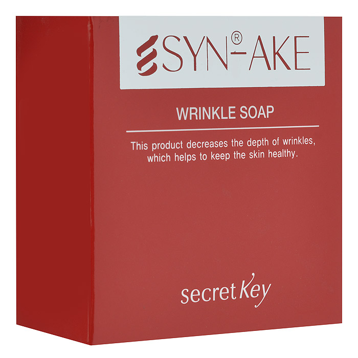 Secret Key Мыло "SYN-AKE Anti Wrinkle & Whitening" отбеливающее, от морщин, 100 г - купить по лучшей цене  от интернет магазина OZON.ru Отзывы покупателей и доставка по России