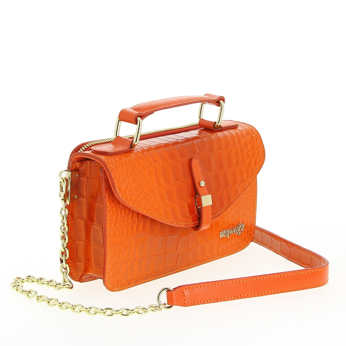 Сумка женская "Dispacci", цвет: оранжевый. Т3191-1 - купить фирменную сумку по доступной цене с доставкой на дом в интернет магазине OZON.ru