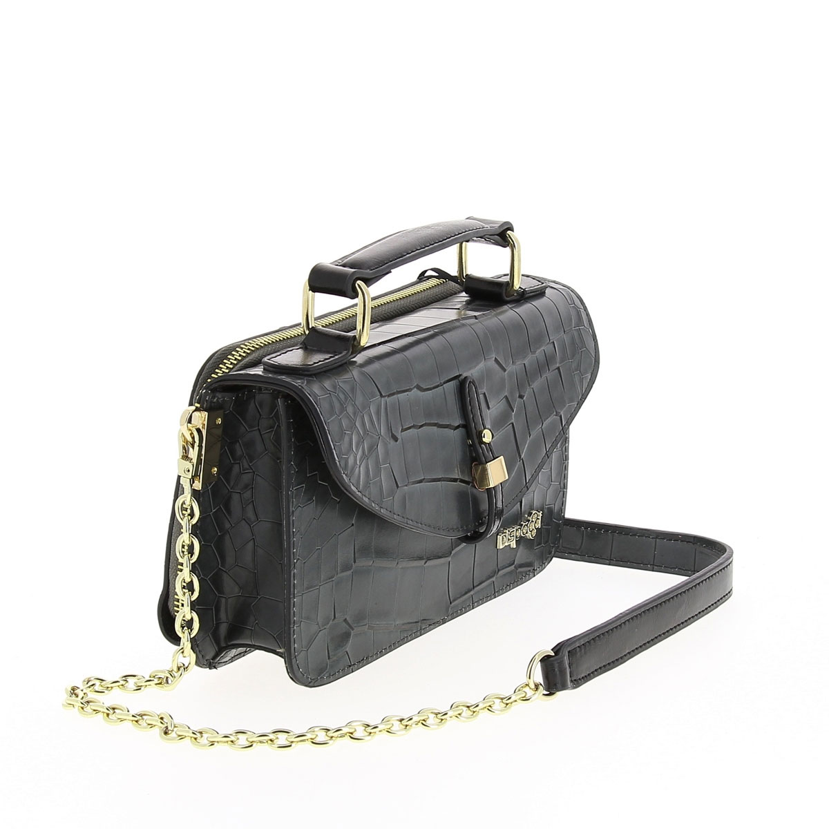 Сумка женская "Dispacci", цвет: черный. Т3191-1 - купить фирменную сумку по доступной цене с доставкой на дом в интернет магазине OZON.ru