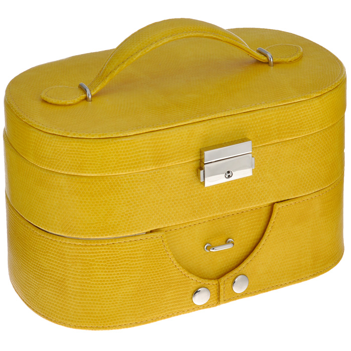 Шкатулка для украшений, цвет: желтый. JB-01948 - купить по выгодной цене с доставкой от интернет магазина OZON.ru