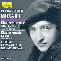 Clara Haskil. Mozart. Klavierkonzerte Nr. 13 & 20 / Klaviersonate KV 280