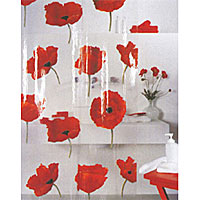 Штора для ванной комнаты Poppy cinnabar, 180 х 200 см1042344 Штора для ванной комнаты Poppy cinnabar, 180 х 200 см1042344Прозрачная штора для ванной комнаты Poppy cinnabar с изображением красных маков изготовлена из полихлорвинила. В верхней кромке шторы сделаны отверстия для колец. Штору можно стирать в стиральной машине при температуре не выше 40 градусов. Шторы от компанииSpirella отличает яркий, красочный дизайн рисунков и высокое качество (гарантия на изделие 3 года). Сделайте вашу ванную комнату еще красивее! Характеристики: Материал: полихлорвинил. Размер шторы: 180 см х 200 см. Артикул: 1042344. Изготовитель: Швейцария.