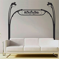 Стикер Paristic Вход в метро Guimard, 175 х 200 смSHA0306 Стикер Paristic Вход в метро Guimard, 175 х 200 смSHA0306Добавьте оригинальность вашему интерьеру с помощью необычного стикера Вход в метро Guimard. Изображение на стикере имитирует вход в парижское метро на станции Guimard, приглашая совершить путешествие по станциям парижского метрополитена.Необыкновенный всплеск эмоций в дизайнерском решении создаст утонченную и изысканную атмосферу не только спальни, гостиной или детской комнаты, но и даже офиса. Стикервыполнен из матового винила - тонкого эластичного материала, который хорошо прилегает к любым гладким и чистым поверхностям, легко моется и держится до семи лет, не оставляя следов. В комплекте прилагается ракель, с помощью которого вы без труда наклеите стикер на выбранную поверхность. Сегодня виниловые наклейки пользуются большой популярностью среди декораторов по всему миру, а на российском рынке товаров для декорирования интерьеров - являются новинкой.Paristic - это стикеры высокого качества. Художественно выполненные стикеры, создающие эффект обмана зрения, дают необычную возможность использовать в своем интерьере элементы городского пейзажа. Продукция представлена широким ассортиментом - в зависимости от формы выбранного рисунка и от Ваших предпочтений стикеры могут иметь разный размер и разный цвет (12 вариантов помимо классического черного и белого). В коллекции Paristic-авторские работы от урбанистических зарисовок и узнаваемых парижских мотивов до природных и графических объектов. Идеи французских дизайнеров украсят любой интерьер: Paristic -это простой и оригинальный способ создать уникальную атмосферу как в современной гостиной и детской комнате, так и в офисе. В настоящее время производство стикеров Paristic ведется в России при строгом соблюдении качества продукции и по оригинальному французскому дизайну. Характеристики:Размер стикера: 175 см х 200 см. Размер упаковки: 11 см х 6 см х 79 см. Комплектация: виниловый стикер; ракель; инструкция; Производитель: Франция.