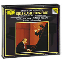 Maurizio Pollini, Claudio Abbado. Beethoven. Die 5 Klavierkonzerte (3 CD)