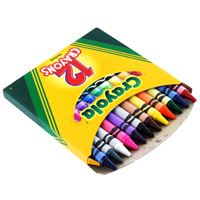Мелки восковые Crayola (Краела), 12 цветов0012 Мелки восковые Crayola (Краела), 12 цветов0012В комплект входит 12 восковых мелков разного цвета. Восковые мелки отлично передают цвета и имеют широкую гамму оттенков. Такие мелки отлично подойдут для детского творчества. 12 мелков.