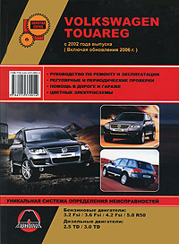 Volkswagen Touareg 2002 г. Руководство по ремонту и эксплуатации