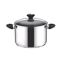 Кастрюля Tescoma с крышкой, 3 л. 728018728018 Кастрюля Tescoma с крышкой, 3 л. 728018728018Кастрюля Tescoma изготовлена из высококачественной нержавеющей стали 18/10. Снабжена толстым многослойным дном, что значительно снижает вероятность пригорания пищи. Крышка кастрюли изготовлена из стекла и нержавеющей стали, с отверстием для пара.Пригодна для газовых, электрических, стеклокерамических, индукционных плит.Это идеальный подарок для современных хозяек, которые следят за своим здоровьем и здоровьем своей семьи. Эргономичный дизайн и функциональность позволят вам наслаждаться процессом приготовления любимых, полезных для здоровья блюд.Характеристики:Материал: нержавеющая сталь, стекло, пластик. Объем: 3 л. Диаметр: 18 см. Производитель: Чехия. Артикул:728018.