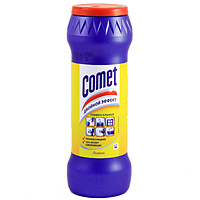 Универсальный чистящий порошок Comet Двойной эффект, с ароматом лимона, 475 гCT-80227811 Универсальный чистящий порошок Comet Двойной эффект, с ароматом лимона, 475 гCT-80227811Чистящий порошок Comet Двойной эффект глубоко очищает поверхности, удаляет повседневные загрязнения и обычный жир во всем доме. Comet Двойной эффект является 100% экспертом в дезинфекции благодаря формуле с хлоринолом. Удаляет 99,9% микробов. Обладает приятным ароматом лимона. Характеристики: Вес: 475 г.