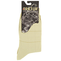 Носки мужские Arktur, цвет: бежевый. Л160. Размер 44/45Л160_32 Носки мужские Arktur, цвет: бежевый. Л160. Размер 44/45Л160_32Мужские носки престижного класса. Изделия превосходного качества из мерсеризованного хлопка отличаются гладкой текстурой и шелковистостью, что создает приятное ощущение. Комфортная широкая резинка пресс-контроль не сдавливает и комфортно облегает ногу.