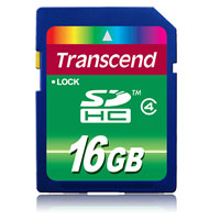 Transcend SDHC Class 4 16GB
