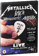 Фото The Big Four: Live From Sonisphere Festival, Sofia, Bulgaria (2 DVD). Покупайте с доставкой по России