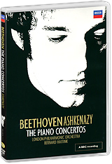 Фото Beethoven, Vladimir Ashkenazy: The Piano Concertos (2 DVD). Покупайте с доставкой по России