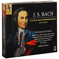 Le Concert Des Nations. Jordi Savall. Bach. Les Six Concerts Brandebourgeois (2 SACD)