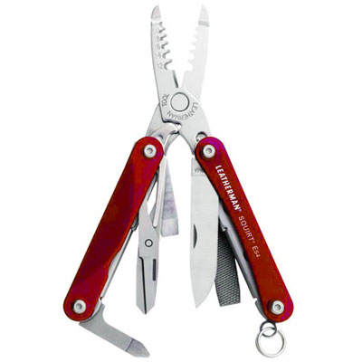 Leatherman Squirt ES4 мультитул, Red