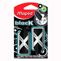 Ластик Maped Pyramide, цвет: черный, 2 шт119610 Ластик Maped Pyramide, цвет: черный, 2 шт119610Стильный дизайнерский ластик черного цвета трехгранной формы, соответствующий естественному захвату руки. Легко и без следов удаляет с бумаги надписи, сделанныекарандашом любой твердости. Не содержит ПВХ. Характеристики: Размер ластика: 2 см x 4,5 см x 1,5 см. Изготовитель: Китай.