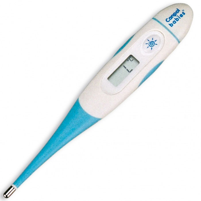 Canpol Babies Цифровой термометр с гибким наконечником цвет голубой