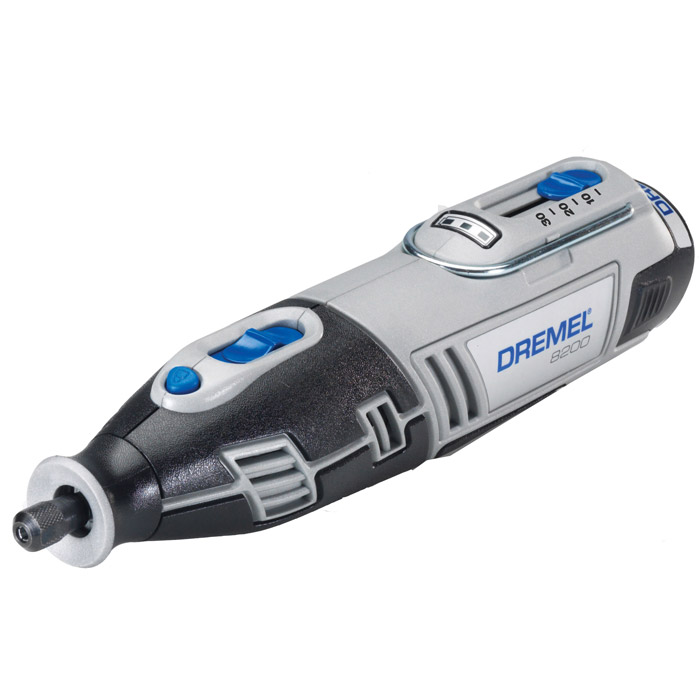 Шлифмашина Dremel 8200 JG. F0138200JG8200-1/35 Шлифмашина Dremel 8200 JG. F0138200JG8200-1/35Dremel 8200 - это самый мощный, беспроводной многофункциональный инструмент для самых требовательных домашних мастеров. Особенно для выполнения работ, требующих максимальной производительности, таких как резка и шлифование по различным материалам, как в доме, так и на улице. Dremel 8200 оснащен литий-ионным аккумулятором 10,8 В с технологией ECP и 1-часовым быстрозарядным устройством. Благодаря компактному и эффективному электромотору вы можете выполнять любые проекты с повышенным комфортом и эффективностью, при этом скорость резки увеличивается почти в 2 раза! Преимущества: - 3-светодиодный индикатор заряда для контроля заряда аккумулятора,- выключатель отделен от кнопки блокировки шпинделя, что предотвращает случайную активацию стопора,- ползунковый переключатель скорости для полного контроля регулировки скорости до 30000 об/мин,- ручка с мягкой накладкой гарантирует комфортную работу,- компактный и мощный литий-ионный аккумулятор 10,8 В со временем зарядки 1 час, - мощный электродвигатель 36 мм для всех сложных работ по резке и не только,- тормоз двигателя мгновенно останавливает вращение насадки, В этот комплект входят высокопроизводительный беспроводной многофункциональный инструмент 8200 с литий-ионным аккумулятором и с такими полезными приставками и функциями, как наконечник EZ Twist, блокировка цангового зажима, моторный тормоз и диапазон оборотов 5000-30000 об/мин. Набор включает в себя приставку в виде рукоятки для оптимального управления инструментом. Дополнительно набор содержит 1-часовое зарядное устройство и 35 оригинальных насадок Dremel, включая EZ SpeedClic.Напряжение аккумулятора: 10,8 В. Емкость аккумулятора: 1,5 Ач. Время зарядки 1 ч.Длина: 24 см.Звуковая мощность: 83 Db.Вибрация: 1,1-5,6 м/с2.