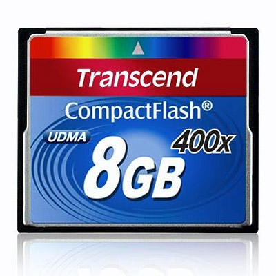 Transcend Compact Flash 400X 8GB карта памяти transcend compactflash 400x 16gb карта памяти