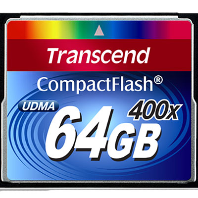 Transcend Compact Flash 400X 64GB карта памяти