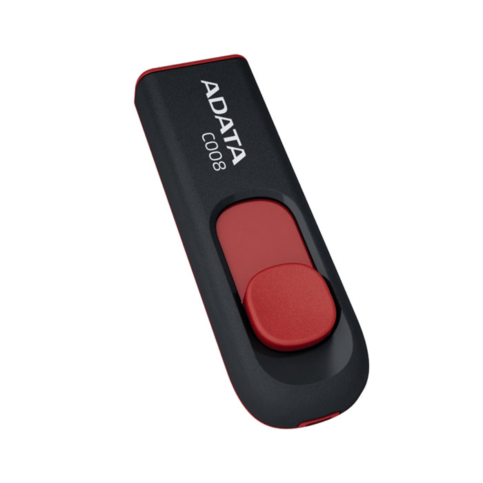 ADATA C008 16GB, Black Red USB-накопитель