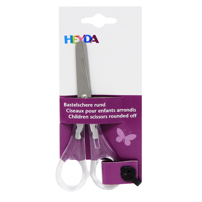 Ножницы детские Heyda, цвет: прозрачный48084-01 Ножницы детские Heyda, цвет: прозрачный48084-01Детские ножницы Heyda имеют закругленные режущие кромки, которые обеспечивают безопасность работы. Для точности резки на лезвия нанесена линейка. Также ножницы оснащены облегченными пластиковыми ручками.Характеристики: Материал: пластик, металл. Длина ножниц:13 см. Длина лезвия: 6 см.