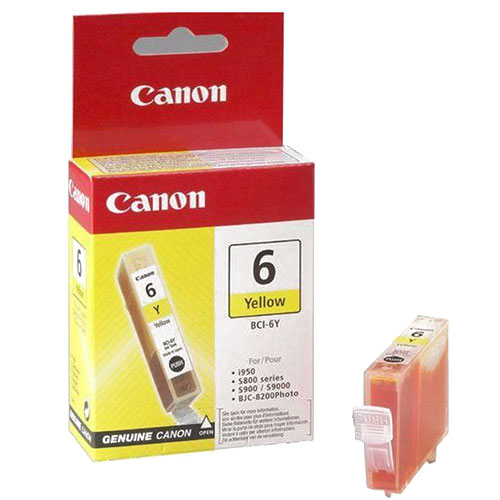 Canon BCI-6 YellowBCI-6Y Canon BCI-6 YellowBCI-6YСменная чернильница Canon BCI-6.