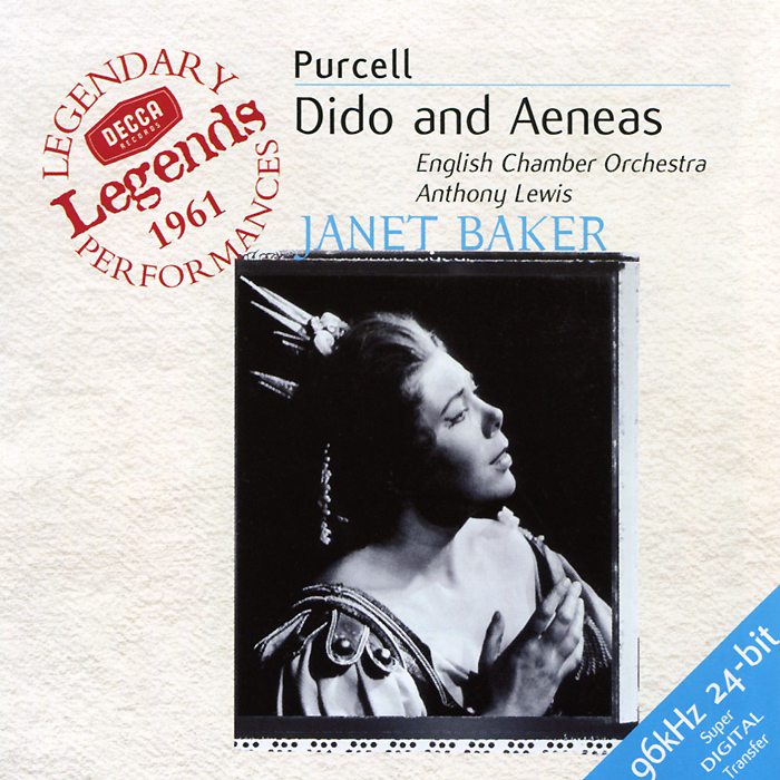 Janet Baker. Purcell. Dido And Aeneas