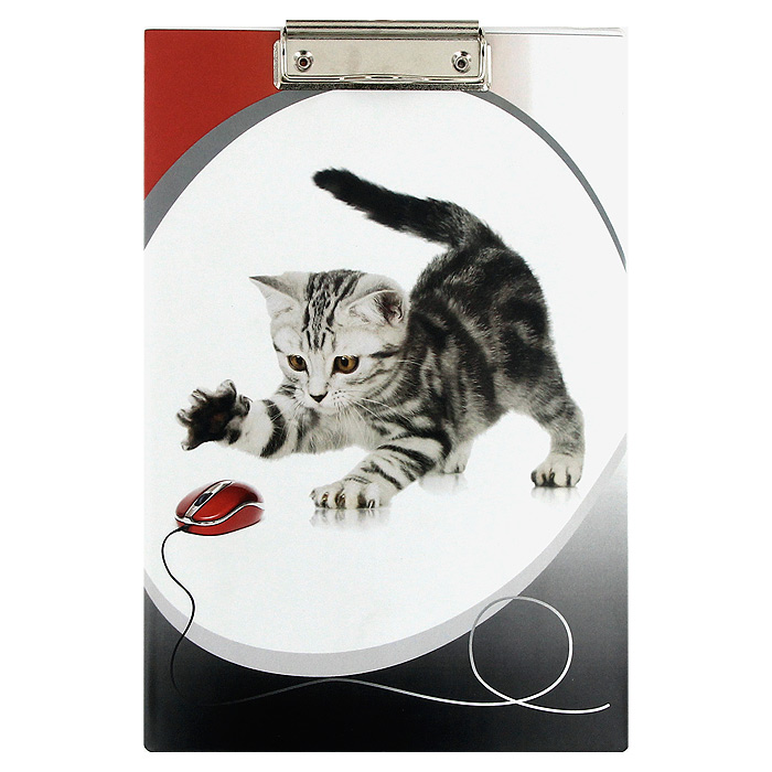 Планшет Котенок0315-0011-97 Планшет Котенок0315-0011-97Планшет Котенок не только будет незаменим при работе с документацией в нестандартных условиях, но и станет модным деловым аксессуаром. Изготовлен из жесткого картона, обтянутого высококачественным пластиком. Металлический зажим надежно фиксирует листы, предотвращая сползание бумаги. Предусмотрено выдвигающееся крепление, с помощью которого планшет можно повесить на стену. Одновременно планшет может служить подручным ковриком для компьютерной мыши. Характеристики:Материал: пластик, картон, металл. Размеры планшета: 23 см х 31,5 см х 0,5 см.
