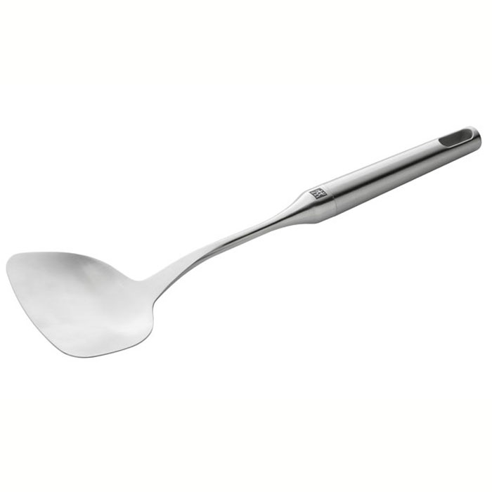 Лопатка для вока Zwilling Twin Pure steel 37518-00037518-000 Лопатка для вока Zwilling Twin Pure steel 37518-00037518-000Лопатка Twin Pure steel предназначена для перемешивания и накладывания блюд приготовленных в воке. Она изготовлена из высококачественной нержавеющей стали 18/10. Удобная рукоятка лопатки не позволит выскользнуть ей из вашей руки. Также лопатка имеет небольшое ушко, с помощью которого вы можете повесить ее у себя на кухне.Лопатка для вока Twin Pure steel займет достойное место среди аксессуаров на вашей кухне. Характеристики: Материал: нержавеющая сталь. Длина лопатки: 33 см. Производитель:Германия. Изготовитель:Китай. Артикул:37518-000.Немецкая компания Zwilling J. A. Henckels была основана в 1731 году. При производстве своей продукции компания на протяжении многих лет использует инновационные технологии. В настоящее время компания Zwilling J. A. Henckels является эталоном высокого немецкого качества, долговечности и практичности, чем заслужили признание во всем мире.