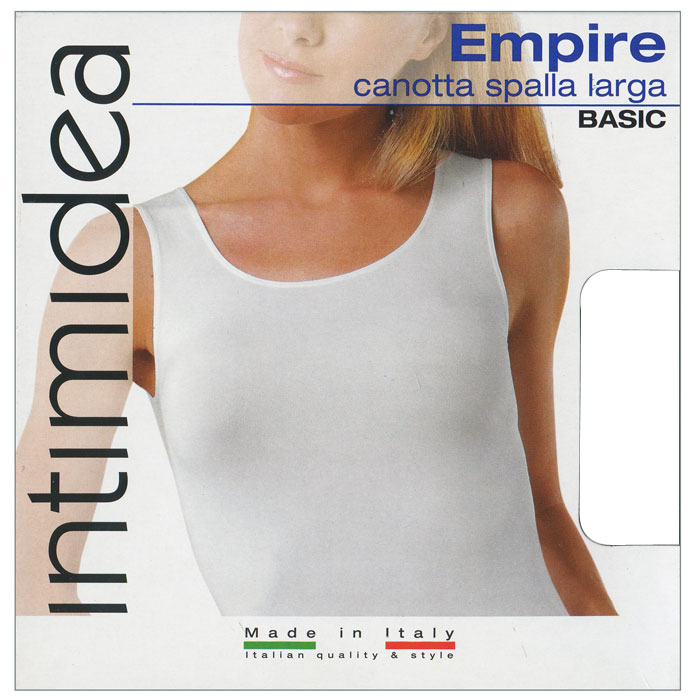 Майка женская Intimidea Canotta Empire, цвет: белый (Bianco). Размер S/M