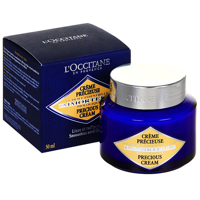 Крем для лица LOccitane Иммортель, 50 мл311189 Крем для лица LOccitane Иммортель, 50 мл311189Крем для лица LOccitane Иммортель c бархатной текстурой способствует продлению молодости кожи, возвращает ей упругость и сияние. Крем активирует обменные процессы кожи, благодаря чему цвет лица заметно улучшается, увеличивается выработка коллагена, кожа становится более упругой, морщины разглаживаются. Крем также способствует формированию новых капилляров, обеспечивает активную микроциркуляцию кожи.Входящее в состав формулы органическое эфирное масло обеспечивает равномерное проникновения активных веществ в кожу на протяжении 24 часов. Содержащиеся в составе витамины А и Е глубоко питают и увлажняют кожу. Характеристики:Объем:50 мл. Артикул:167076. Производитель:Франция. Loccitane (Л окситан) - натуральная косметика с юга Франции, основатель которой Оливье Боссан. Название Loccitane происходит от названия старинной провинции - Окситании. Это также подчеркивает идею кампании - сочетании традиций и компонентов из Средиземноморья в средствах по уходу за кожей и для дома. LOccitane использует для производства косметических средств натуральные продукты: лаванду, оливки, тростниковый сахар, мед, миндаль, экстракты винограда и белого чая, эфирные масла розы, апельсина, морская соль также идет в дело. Специалисты компании с особой тщательностью отбирают сырье. Учитывается множество факторов, от места и условий выращивания сырья до времени и технологии сборки. Товар сертифицирован.