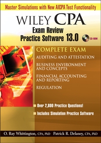 Wiley CPA Examination Review Practice Software 13.0, Complete Set wiley cpa exam review 2006