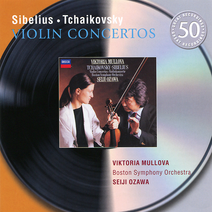 Viktoria Mullova, Seiji Ozawa, Boston Symphony Orchestra. Tchaikovsky / Sibelius. Violin Concerto