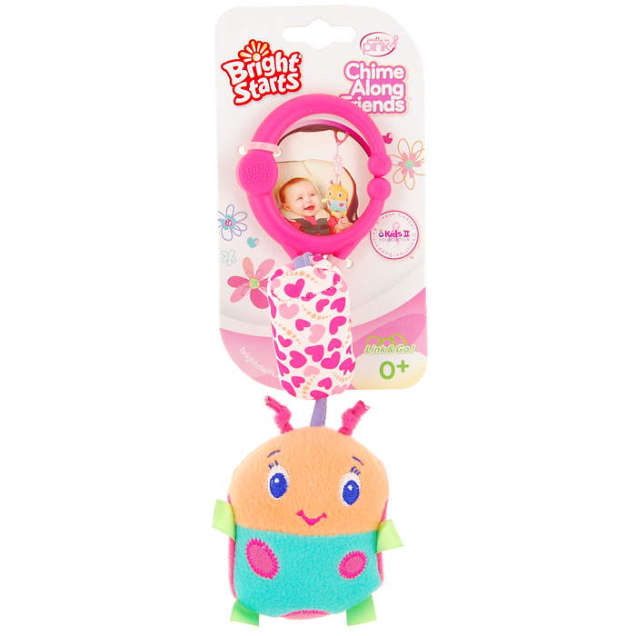 Bright Starts Развивающая игрушка Звонкий дружок Божья коровка погремушки bright starts игрушка