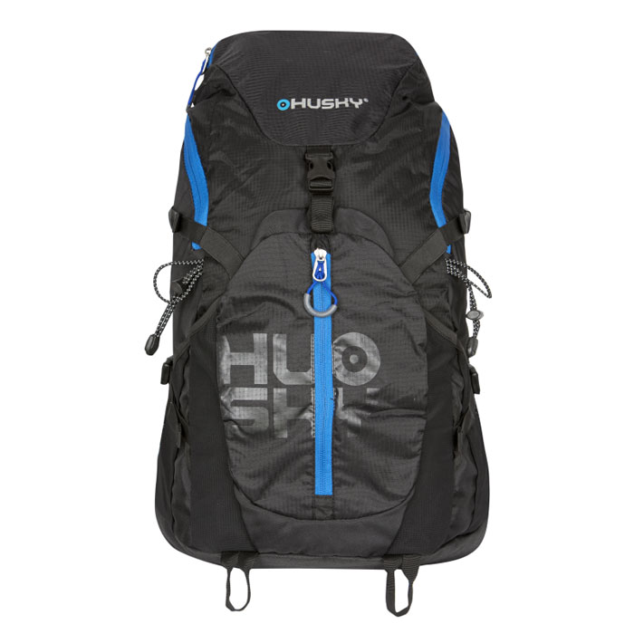 Рюкзак городской Husky Salmon 35L, цвет: черныйУТ-000052242 Рюкзак городской Husky Salmon 35L, цвет: черныйУТ-000052242Рюкзак городской Husky Salmon 35L с эргономичной вентилируемой спиной и утолщенными и дышащими эргономичными плечевыми лямками выполнен из плотного материала черного цвета. Состоит рюкзак из большого отделения с карманом на резинке. Отделение закрывается на застежку-молнию. На внешней стороне расположены два кармана на застежке-молнии и накладной карман, по бокам рюкзак оснащен двумя кармашками на резинке для воды. Рюкзак оборудован нагрудным и поясным ремнями, держателем для гидратора, компрессионными ремнями, держателями для треккинговых палок и другой экипировки. Также рюкзак оснащен светоотражающими элементами и накидкой от дождя. Характеристики:Размер рюкзака: 57 см х 33 см х 18 см. Объем рюкзака: 35 л. Материал: полиэстер 420D Ripstop, полиэстер 600D, нейлон 420D W/P. Вес: 1100 г. Цвет: черный. Производитель: Чехия. Изготовитель: Китай. Артикул: SALMON 35 L black.