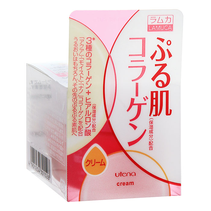 Крем для лица Utena Lamuca Plump, увлажняющий, 50 гARС2 Крем для лица Utena Lamuca Plump, увлажняющий, 50 гARС2Активные компоненты крема Utena Lamuca Plump, быстро впитываясь в кожу, делают ее подтянутой, упругой и увлажненной.Содержит три вида коллагена и гиалуроновую кислоту - компоненты, которые придают коже плотность и упругость, моделируют овал лица, препятствуют потере влаги с поверхности кожи. Крем легко впитывается и начинает действовать сразу после нанесения на кожу. Применение: равномерно нанесите небольшое количество средства на чистую кожу. Характеристики:Вес: 50 г. Производитель: Япония. Артикул: ARС2. Товар сертифицирован.