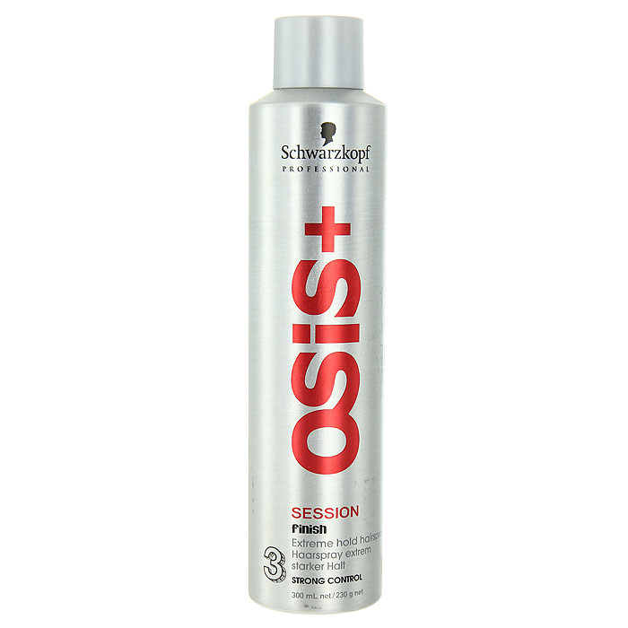 OSiS+ Лак для волос экстрасильной фиксации Session 300 мл1970645 OSiS+ Лак для волос экстрасильной фиксации Session 300 мл1970645Лак для волос экстрасильной фиксации. Мощная долговременная фиксация, максимальный контроль укладки, идеально подходит для конкурсных работ. Не склеивает волосы.