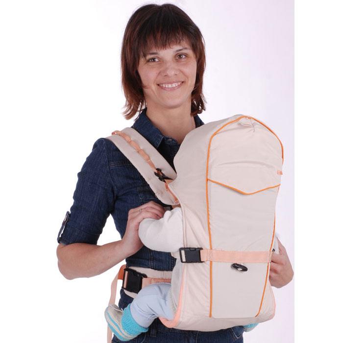 Фото Рюкзак-кенгуру "BabyActive Simple", цвет: бежевый. Покупайте с доставкой по России