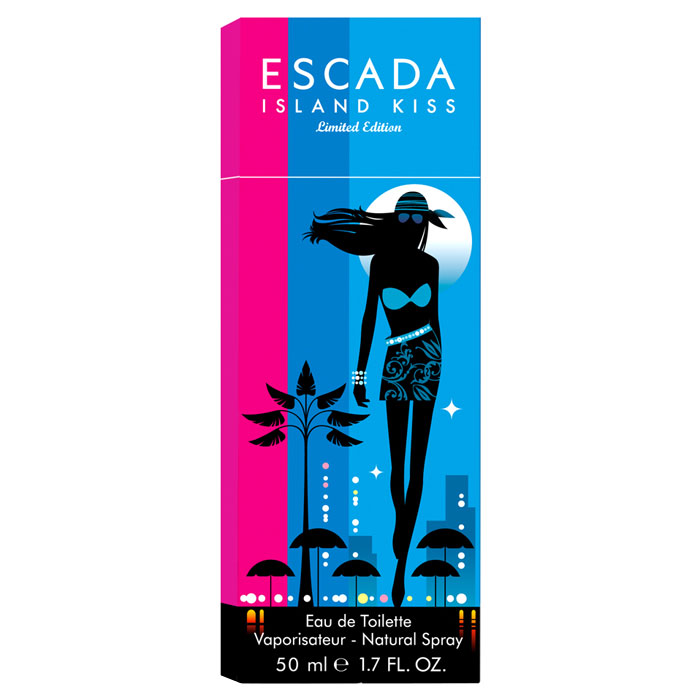 Escada Island Kiss. Туалетная вода, 50 млESCq00065 Escada Island Kiss. Туалетная вода, 50 млESCq00065Аромат Escada Island Kiss напоминает о беззаботных летних днях на пляже или яхте, о теплых романтических летних ночах, в тоже время он теплый, экзотический и сексуальный. Аромат открывается с цветочных нот магнолии и букета белых цветов, переходя в тонизирующие ноты сердца из белого персика и гибискуса. Динамизм композиции смягчен нежными и чувственными нотами белого дерева и мускуса, создающими атмосферу легкости и беззаботности.Классификация аромата: цветочный. Пирамида аромата:Верхние ноты: магнолия, белые цветы, манго, апельсин, малина и маракуйя.Ноты сердца: роза, красные фрукты, белый персик и гибискус.Ноты шлейфа: мускус и сандаловое дерево. Ключевые слова:Дерзкий, свежий, экзотический, энергичный! Характеристики:Объем: 50 мл. Производитель: Великобритания. Туалетная вода - один из самых популярных видов парфюмерной продукции. Туалетная вода содержит 4-10%парфюмерного экстракта. Главные достоинства данного типа продукции заключаются в доступной цене, разнообразии форматов (как правило, 30, 50, 75, 100 мл), удобстве использования (чаще всего - спрей). Идеальна для дневного использования. Товар сертифицирован.