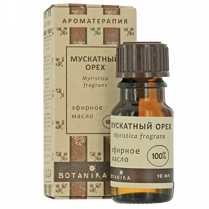 Эфирное масло Botanika Мускатный орех, 10 мл00007592 Эфирное масло Botanika Мускатный орех, 10 мл00007592Эфирное масло Botanika Мускатный орех наполняет энергией, воодушевляет, может использоваться как средство против обмороков. Как признано, масло особенно эффективно действует на пищеварительную систему. Оно способствует расщеплению жира, перевариванию крахмалистой пищи, повышает аппетит. Может оказывать позитивное влияние при метеоризме, тошноте, хронической рвоте, диарее, препятствует запорам, устраняет неприятный запах изо рта. Тонизирующее средство для репродуктивной системы, имитирует гормон эстроген и, как следствие, нормализует менструации, уменьшает боли. Имеет устойчивую репутацию эффективного афродизиака. Кроме того, усиливая сокращения матки, помогает при родах. Характеристики:Объем: 10 мл. Производитель: Россия. Товар сертифицирован.