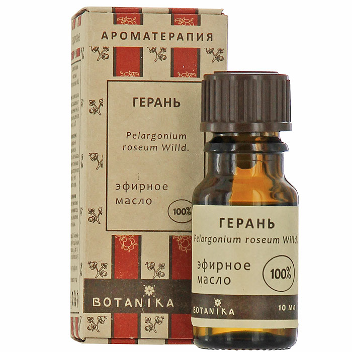 Эфирное масло Botanika Герань, 10 мл00007555 Эфирное масло Botanika Герань, 10 мл00007555Эфирное масло Botanika Герань - тонизирующее средство для нервной системы. Уменьшает беспокойство и депрессию, улучшает настроение. Способствует концентрации внимания,воздействуя на кору надпочечников, снижает уровень стресса. Регулирует гормональныепроцессы, помогает справляться с предменструальным напряжением, обильными менструациями, а также с проблемами, связанными с менопаузой, в частности с депрессией, отсутствием влагалищного секрета. Считается, что масло помогает при воспалении молочных желез. Характеристики:Объем: 10 мл. Производитель: Россия. Товар сертифицирован.