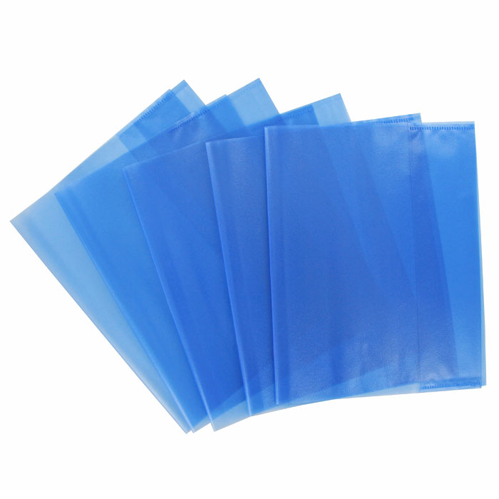 Обложка для тетрадей Panta Plast, формат А5, цвет: голубой, 5 шт05-0075-3 Обложка для тетрадей Panta Plast, формат А5, цвет: голубой, 5 шт05-0075-3Обложка для тетрадей Panta Plast выполнена из высококачественного цветного пластика с текстурой поверхности типа апельсиновая корка. Она надежно защитит тетрадь от изнашивания и загрязнения.Характеристики:Размер обложки: 21 см x 34,8 см. Толщина пленки: 95 мкм.