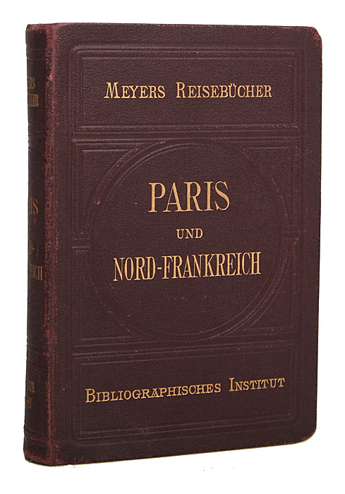 Париж и север ФранцииC511 Париж и север ФранцииC511Лейпциг - Вена, 1907 год. Bibliographisches Institut. C 10 картами и 30 планами в тексте и в лист.Типографский переплет с золотым тиснением. Трехсторонний узорный обрез. Ляссе. Сохранность хорошая.Настоящее издание представляет собой иллюстрированный подробный путеводитель по Парижу и северу Франции. Для книг из серии Meyers Reisebucher характерны оригинальное художественное оформление, удобный для путешественника формат и, что самое главное, систематичность, лаконизм и практическая направленность, что делало их весьма привлекательными для туристов.Издание не подлежит вывозу за пределы Российской Федерации.