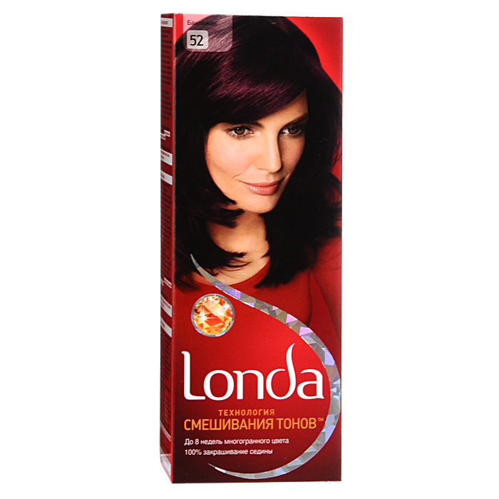 Крем-краска для волос Londa 52. БаклажанLC-81212672 Крем-краска для волос Londa 52. БаклажанLC-81212672Ищите цвет, полный жизни, который бы сохранился надолго? Крем-краска для волос Londa идеально вам подойдет. Эксклюзивная система окрашивания дарит вам до 8 недель многогранного цвета. Это возможно благодаря технологии смешивания тонов, которая объединяет богатые оттенки, и бальзаму Стойкий цвет, который надолго сохранит ваш насыщенный цвет. 100% закрашивание седены. Характеристики:Номер краски: 52. Цвет: баклажан. Проявитель: 50 мл. Крем-краска: 50 мл. Бальзам: 10 мл. Производитель: Россия. В комплекте: 1 тюбик с краской, 1 тюбик с проявителем, 1 пакетик с бальзамом, 1 пара перчаток, инструкция по применению. Товар сертифицирован.Внимание!Продукт может вызвать аллергическую реакцию, которая в редких случаях может нанести серьезный вред вашему здоровью. Проконсультируйтесь с врачом-специалистом перед применением любых окрашивающих средств.