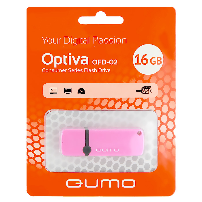 QUMO Optiva 02 16GB, Pink