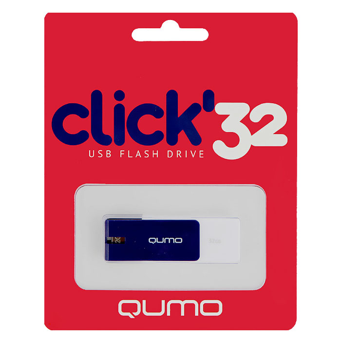 QUMO Click 32GB, Sapphire